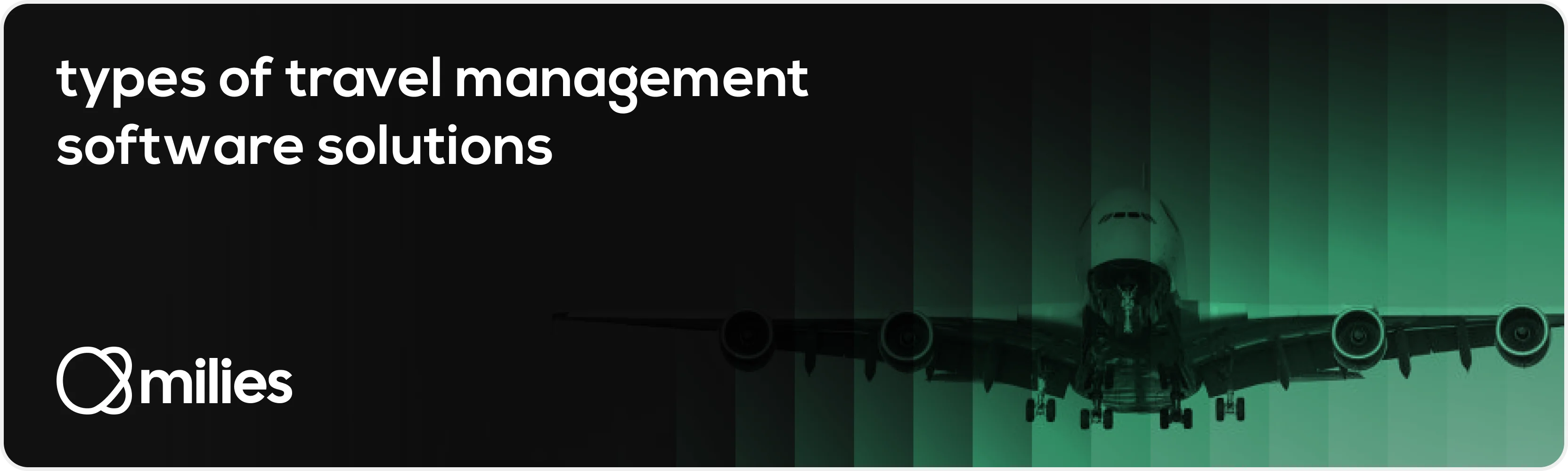 Types of travel management software solutions