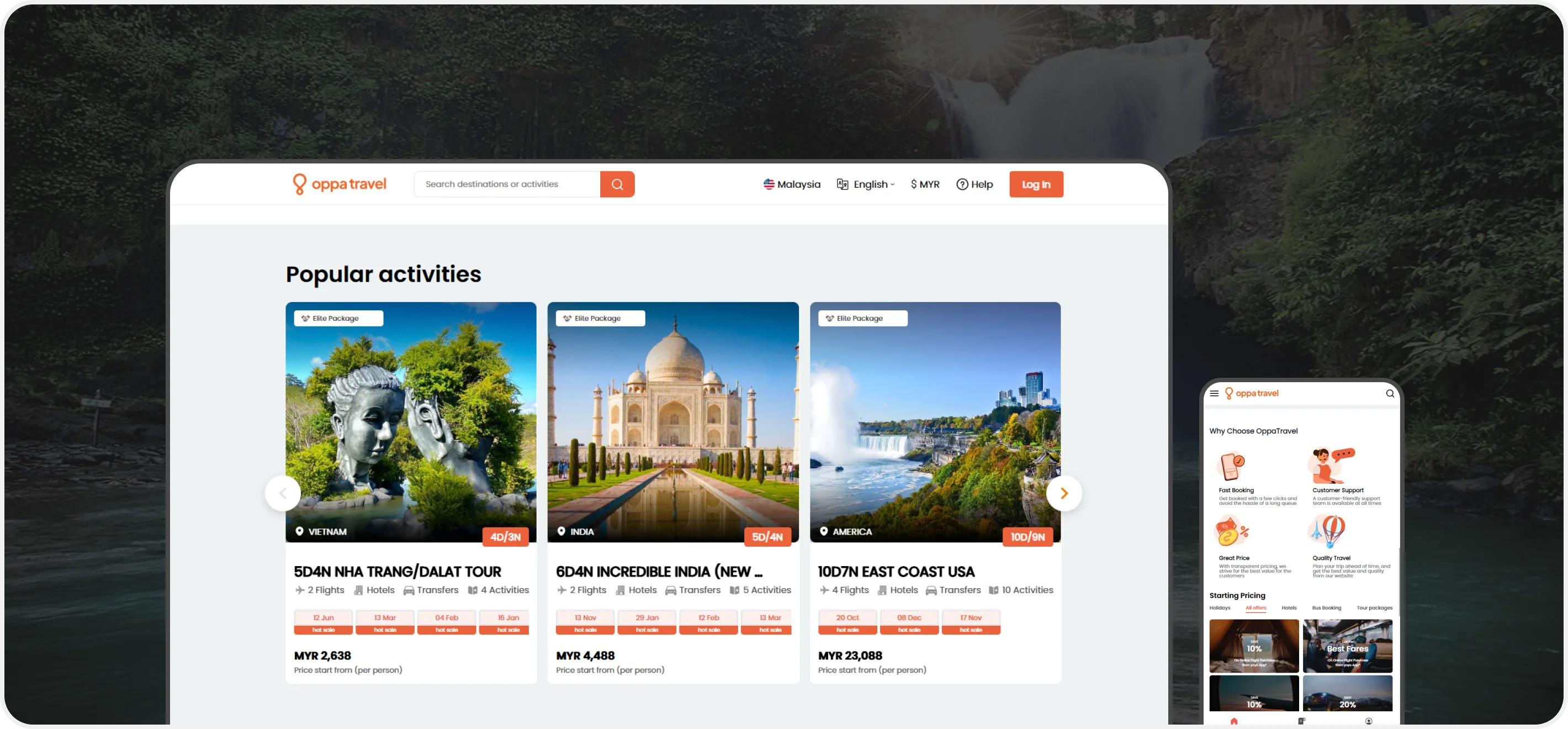 Travel management platform development