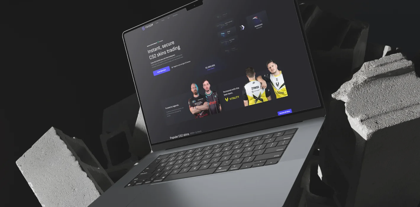 Tradeit.gg: steam skins marketplace development case study by Milies